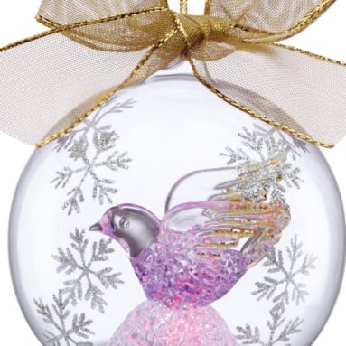 Lenox Dove Lighted Wonder Ball Ornament