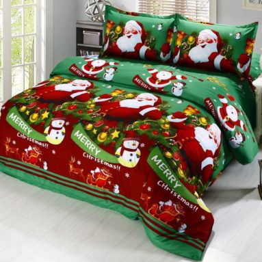 Merry Christmas Santa Claus Comfort Bedding Sets