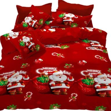 Merry Christmas Santa Claus Duvet Cover Set