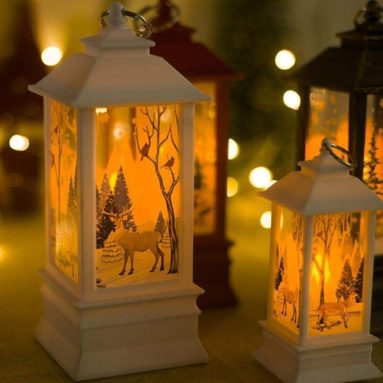 Mini Decorative Table Lamp Creative Printing Lights