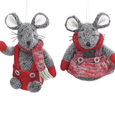 Mouse Tree Ornaments Holiday Decorations Gift