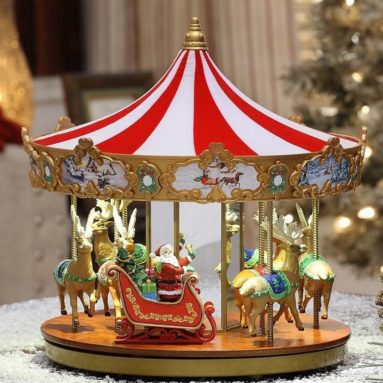 Mr. Christmas 12″ Very Merry Carousel