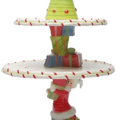 Mrs. Claus Stackin’ It Up Cake Stand Set