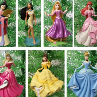 PRINCESS Christmas Tree Ornament Set