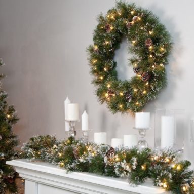 Pine Pre-lit 9 ft. Garland