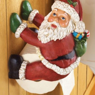 Santa Toilet Paper Christmas Holder