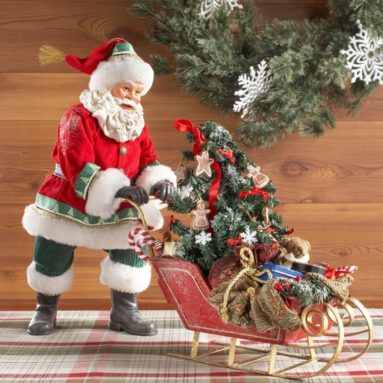 Santas Winter Wonderland Santa Figurine