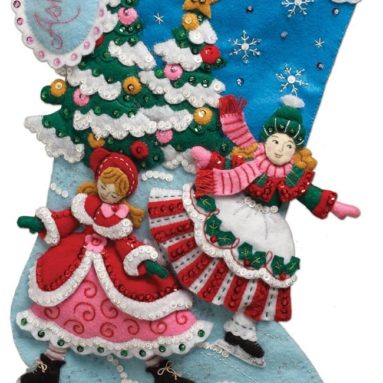 Skaters Stocking Felt Applique Kit