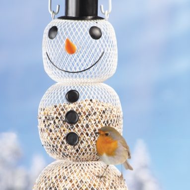 Snowman Bird Feeder Decoration
