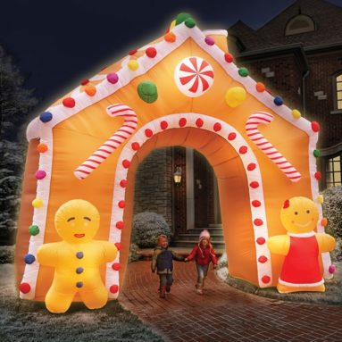 The 15 Foot Illuminated Gingerbread House