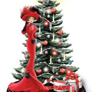 The Caroling Coca Cola Christmas Tree