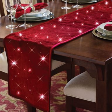 The Cordless Twinkling Table Runner