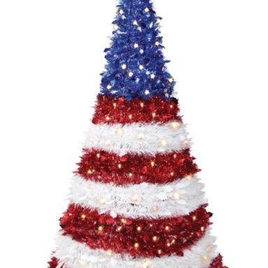 The Prelit Pop-Up Patriot Tree