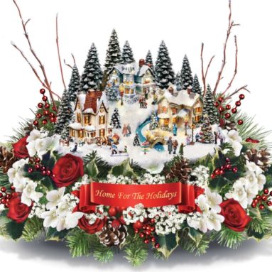 The Thomas Kinkade Floral Centerpiece