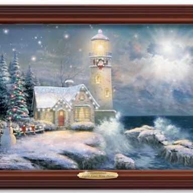 Thomas Kinkade Light Your Way Home Wall Decor