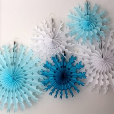 Tissue Paper Snowflake Collection