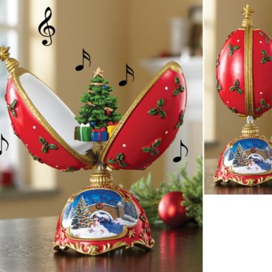 Tree Musical Egg Figurine