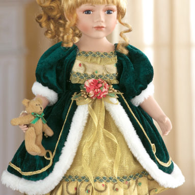 Vivian Holiday Porcelain Collectible Doll