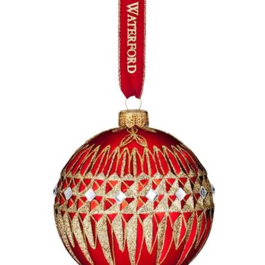 Waterford HH Lismore Diamond Ball Ornament