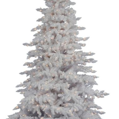 White Spruce Clear Pre-lit LED Christmas Tree