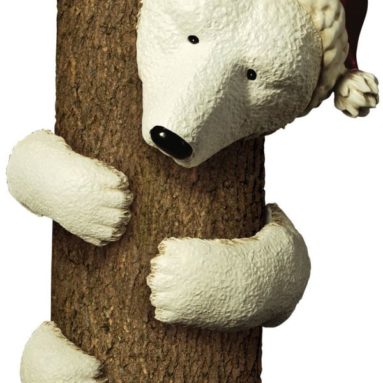 Vintage Chic Outdoor 5-Piece Polar Bear Tree Hugger