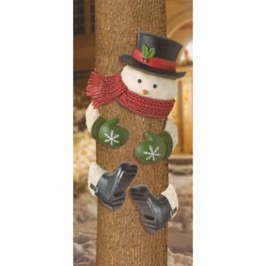 Wonder Snowman with Top Hat Outdoor Tree Hugger
