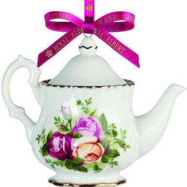 Royal Albert Old Country Roses Teapot Ornament