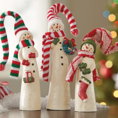 Jolly Snowmen Figurines