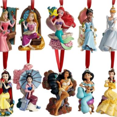 Limited Edition 2011 Disney Princess Christmas Ornament Set