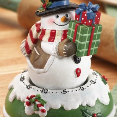 Jolly Snowman Holiday Kitchen Timer