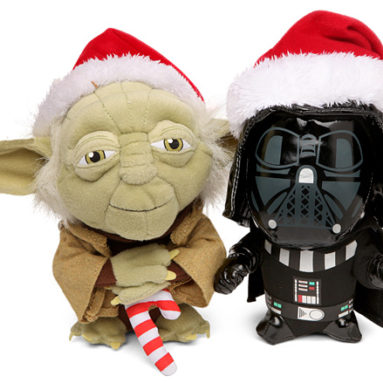 Star Wars SD Holiday Yoda and Vader Plush
