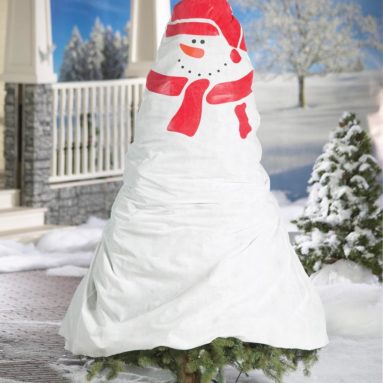 Snowman Design Outdoor Bush And Shrub Cover Bag