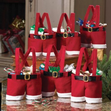 Santa Pants Gift and Treat Bags