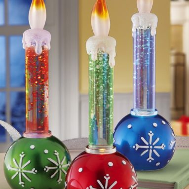 Holiday Ornaments LED Candle Set
